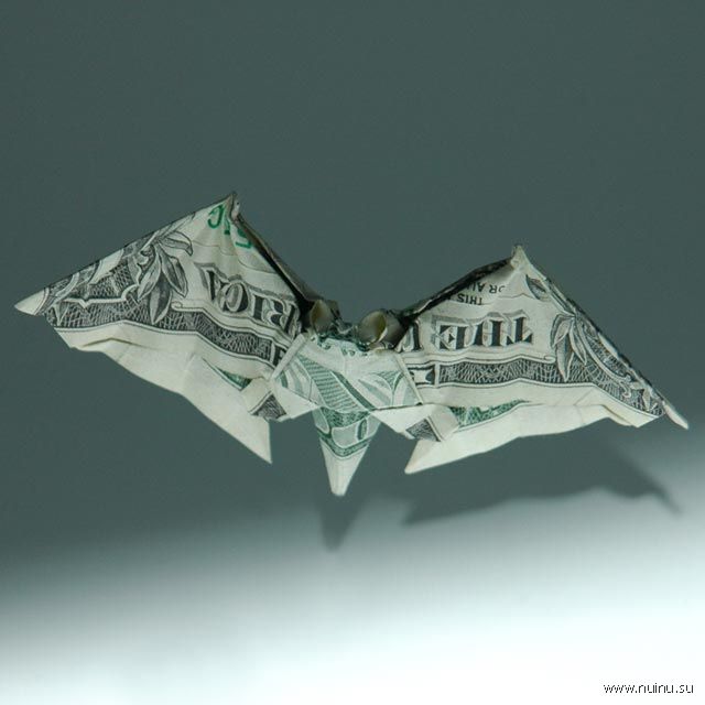 Оригами из денег. Часть 1: животные и вещи. (27 фото)