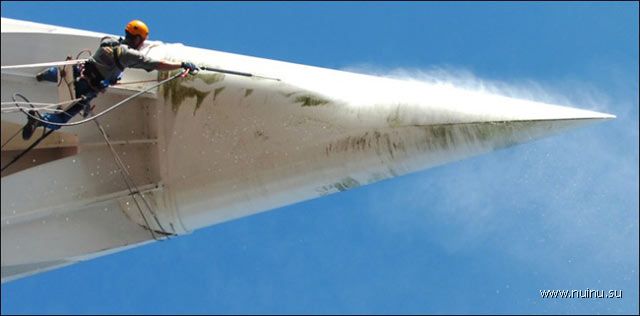 Как моют большие самолеты (14 фото)