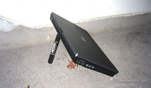 Необычное применение ноутбуков (17 фото)