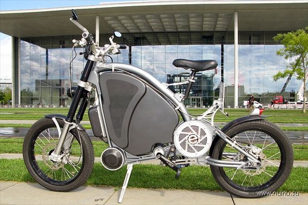 Человеко-моторный гибридный мотоцикл eROCKIT (11 фото + видео)