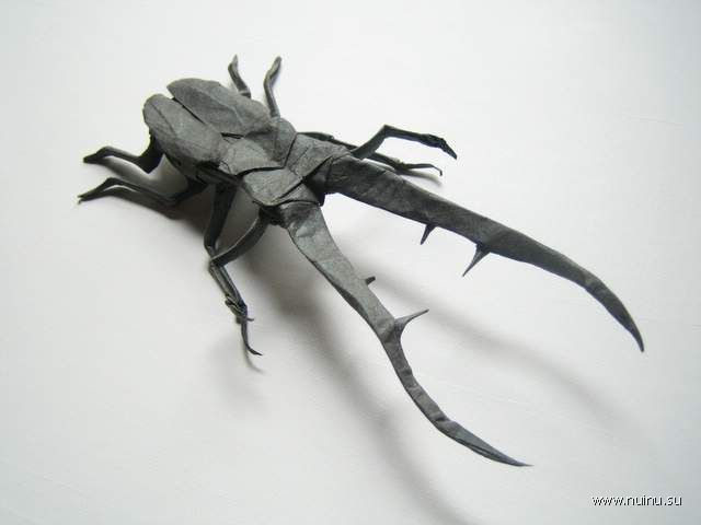 Оригами: насекомые из бумаги (47 фото)
