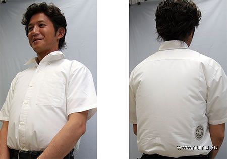 Рубашка со встроенным вентилятором (3 фото)