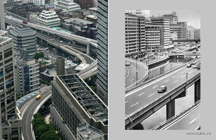 Японские дорожные развязки (21 фото)