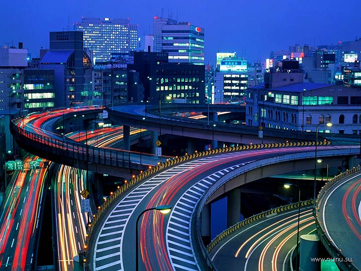 Японские дорожные развязки (21 фото)