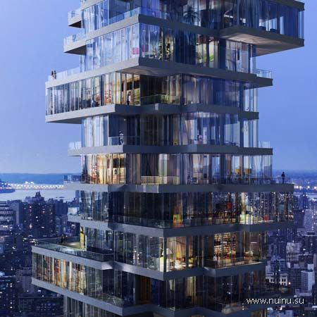Башня в Нью-Йорке от создателей Птичьего Гнезда (7 фото)
